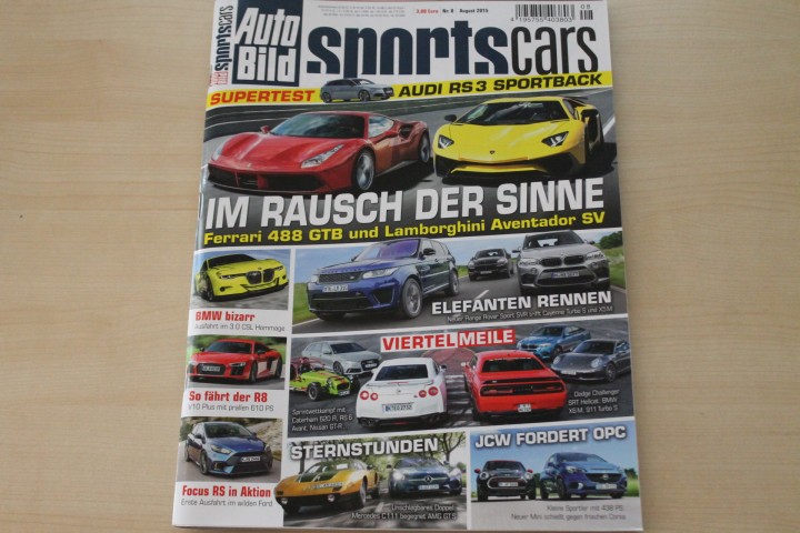 Auto Bild Sportscars 08/2015